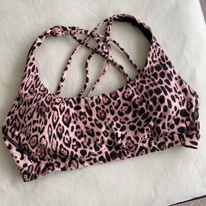 Victoria’s Secret sports bra- leopard print